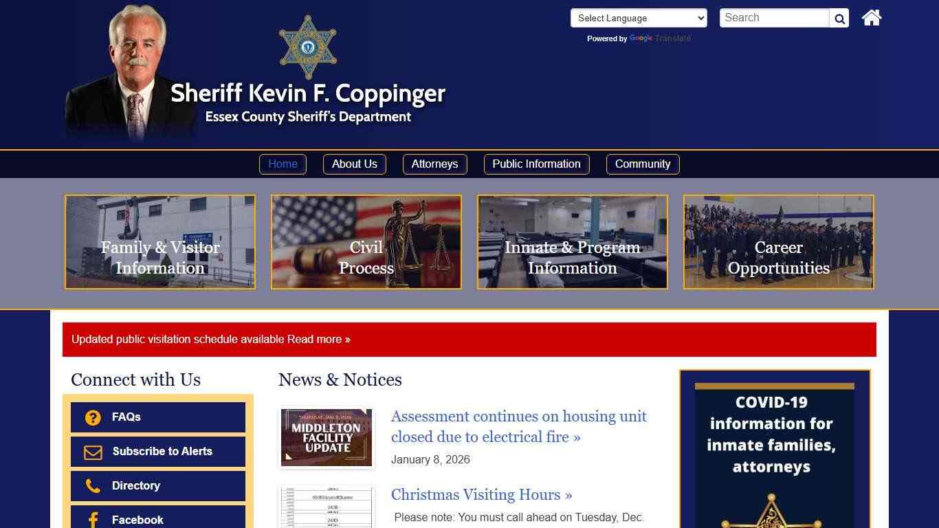 Essex County Sheriff's Department |