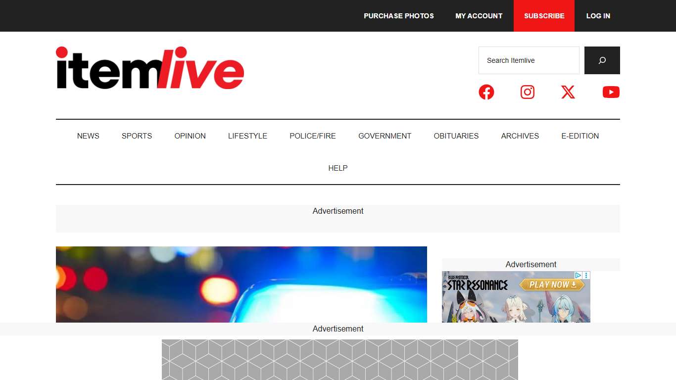 Police logs 1/13/2026 - Itemlive